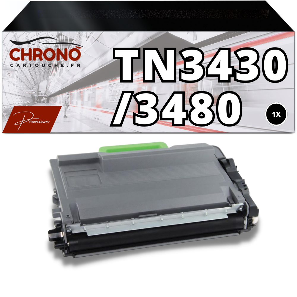 Toner compatible BROTHER TN3430/TN3480 XL noir